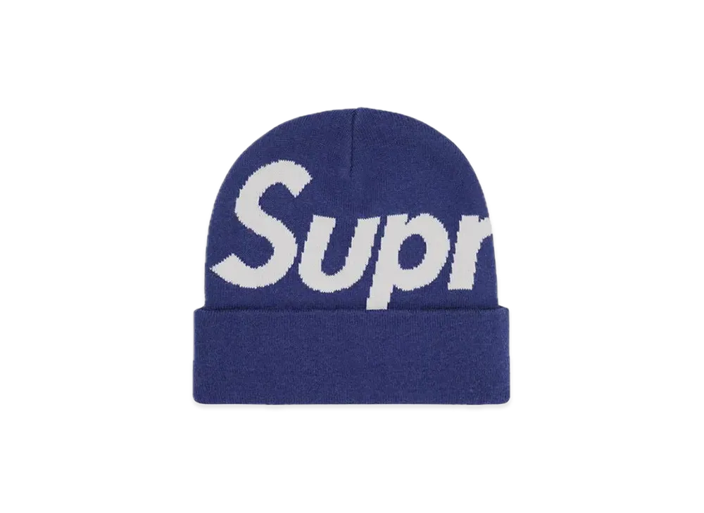 Supreme Big Logo Beanie "Navy" (23FW)