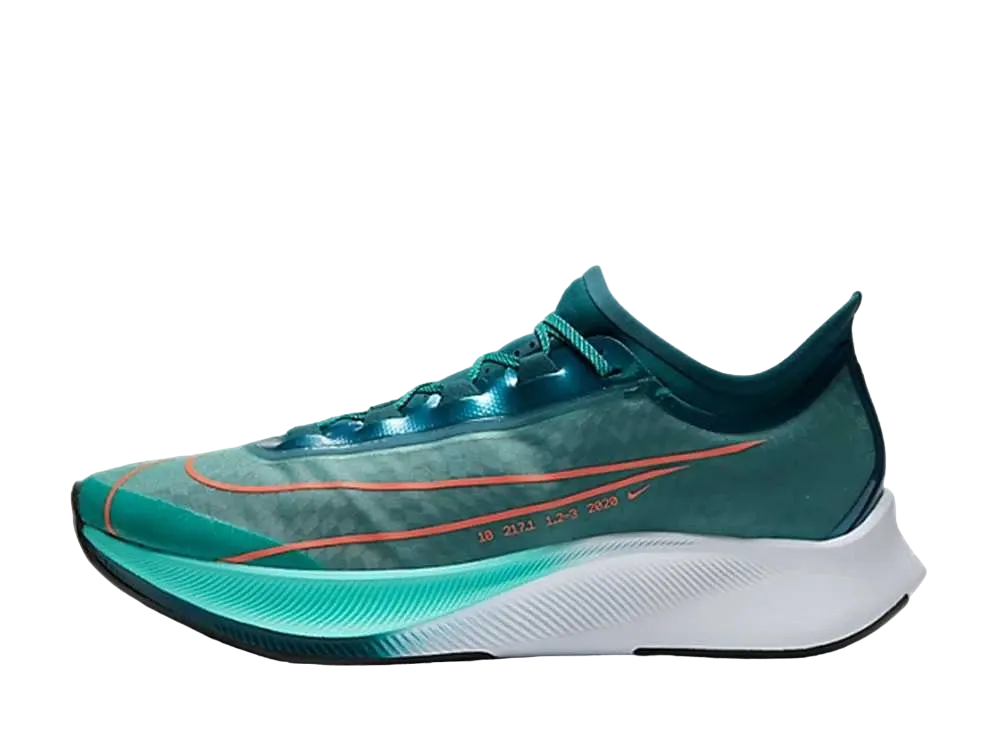 ナイキ ズームフライ3 PRM "ネプチューングリーン/ハイパークリムゾン"