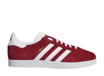 adidas Gazelle "College Burgundy/Footwear White/Gold Metallic"