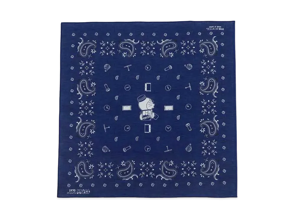 PORTER x Doraemon Bandana "Blue"