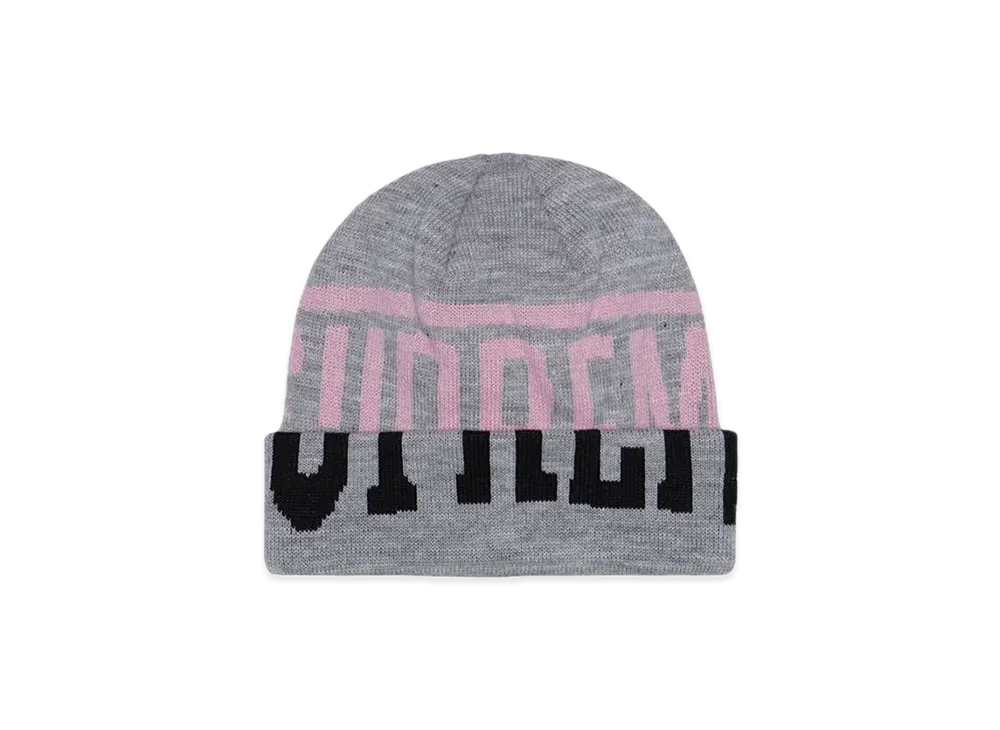 Supreme New Era 2-Tone Logo Beanie "Grey"