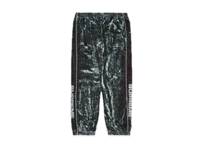 Supreme Crushed Velvet Track Pant "Olive"