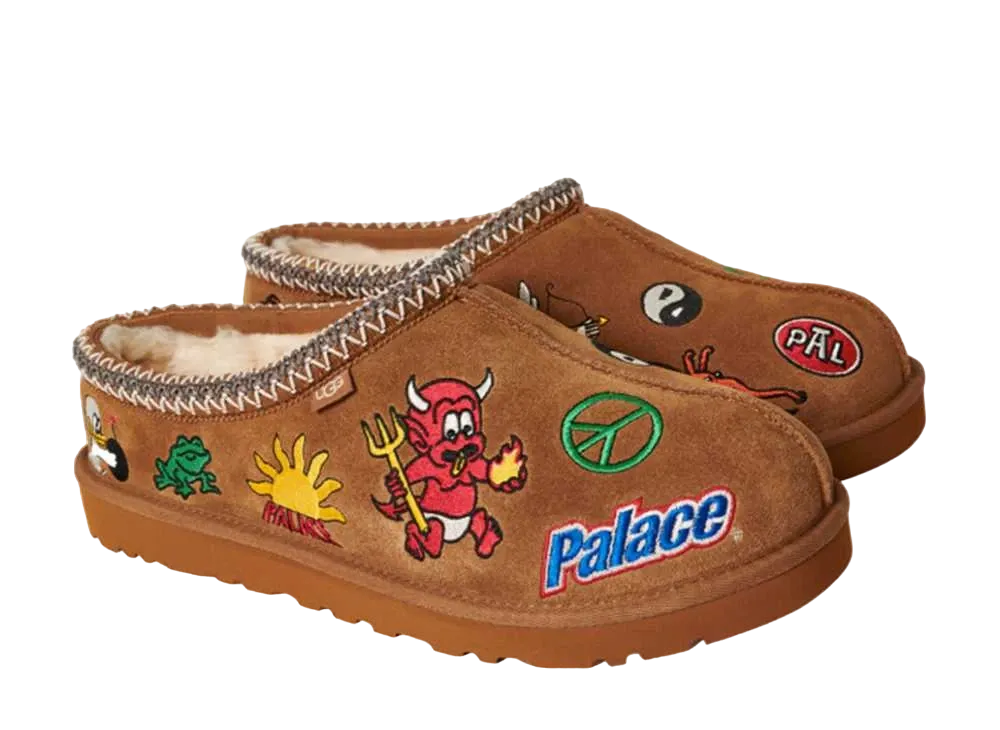 Palace Skateboards × UGG Tasman Slipper "Chestnut"