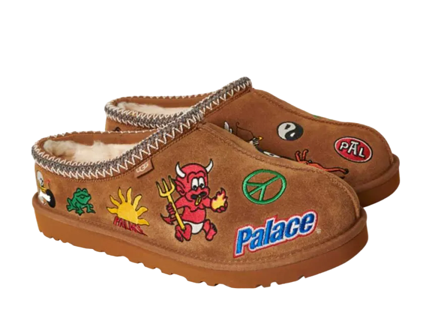 Palace × UGG Tasman Slipper Chestnut 27 Palace × UGG Tasman Slipper Chestnut 27