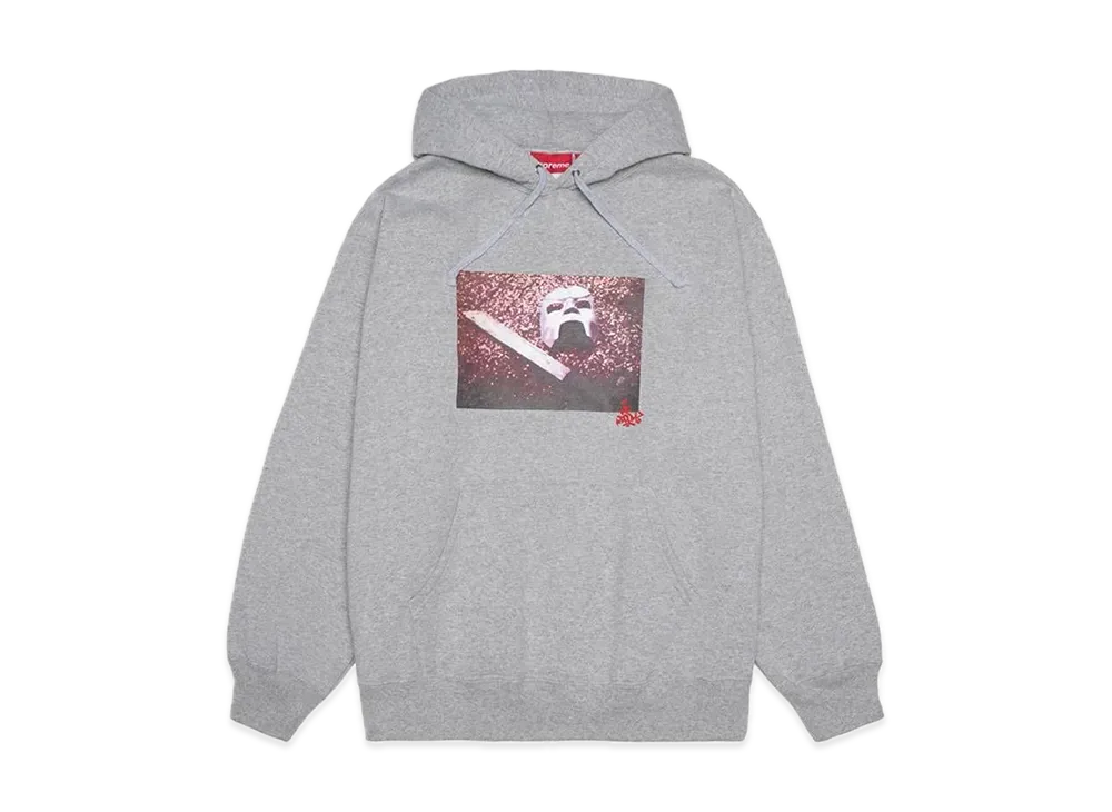 Supreme Mf Doom Hooded Sweatshirt "Heather Grey"