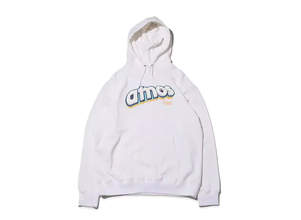 atmos Logo Hooded Sweatshirt "White"