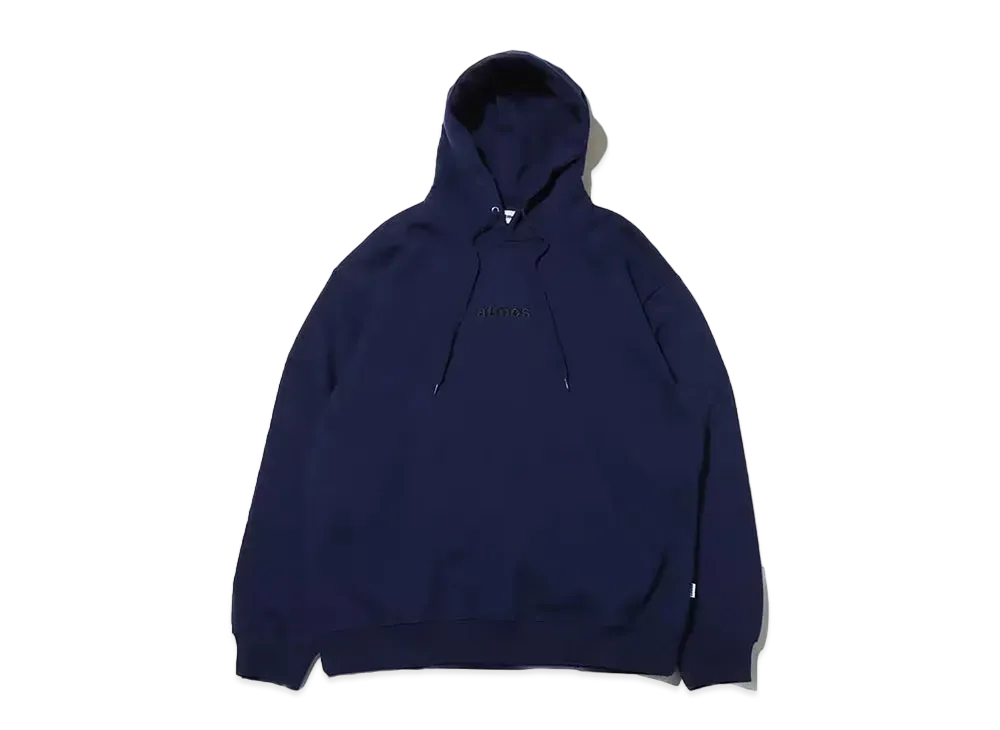 atmos Embroidery Classic Logo Hooded Sweatshirt "Navy"