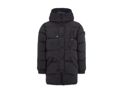 Stone Island 71432 Macro Ripstop Nylon Metal in Econyl Regenerated Nylon Down-TC "Black"