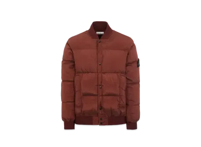 Stone Island 43232 Macro Ripstop Nylon Metal in Econyl Regenerated Nylon Down-TC "Burnt"