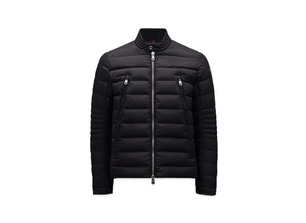 モンクレール エミオット ショート ダウン ジャケット "ブラック"