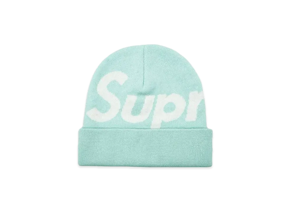 Supreme Big Logo Beanie "Turquoise"