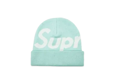 Supreme Big Logo Beanie "Turquoise"