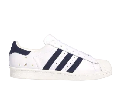 Pop Trading Company × adidas Super Star ADV "Footwear White/College Navy/Chalk White"