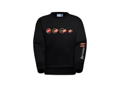 FRAGMENT x MAMMUT Barryvox ML Crew Neck with FRGMT "Black"