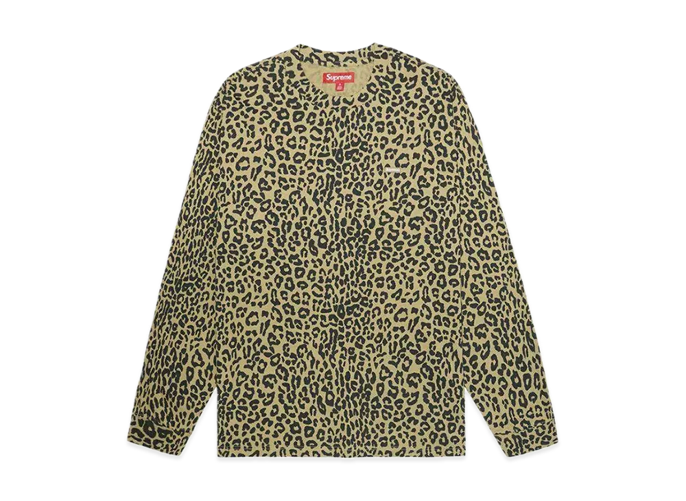 Supreme Small Box L/S Tee "Leopard"(23FW)
