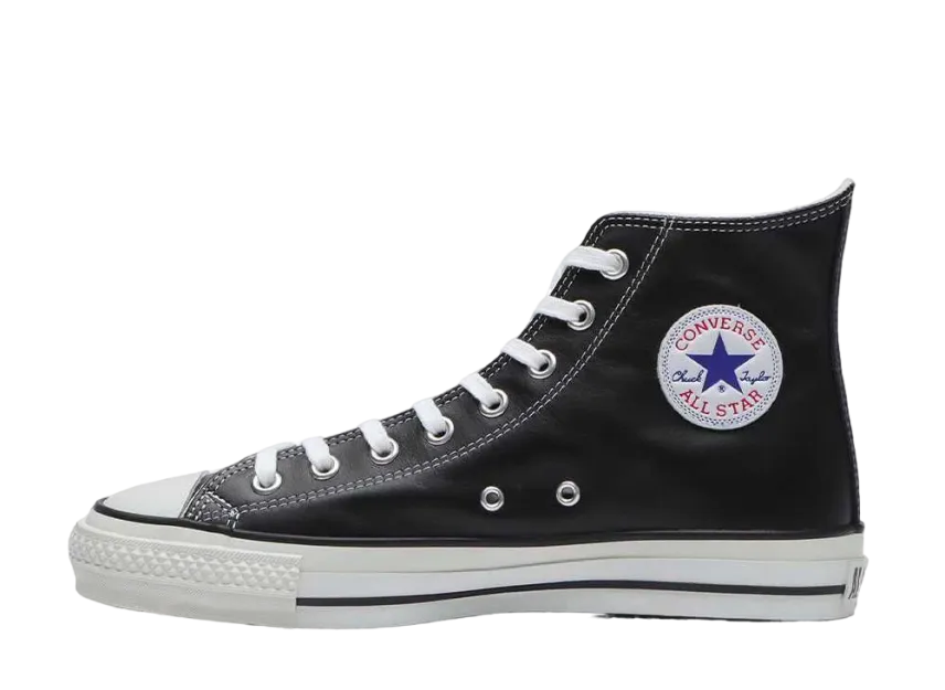 国内配送 CONVERSE LEATHER ALL STAR J HI BLACK BILLY'S Exclusive Converse Leather All Star J Hi