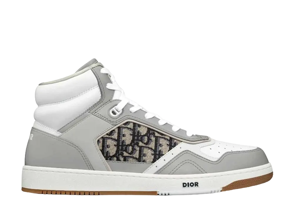 ディオール B27 ハイ トップ スニーカー ディオール オブリーク ジャカード "グレー"