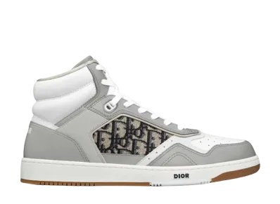 Dior B27 High Top Sneaker Dior Oblique Jacquard "Gray"