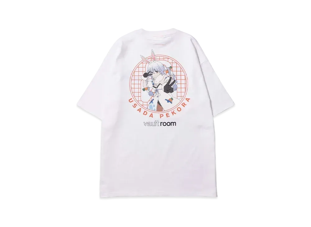 VAULTROOM VR x Pekora Tee "White"
