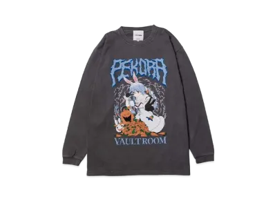 VAULTROOM Usada Pekora L/S Tee "Charcoal"