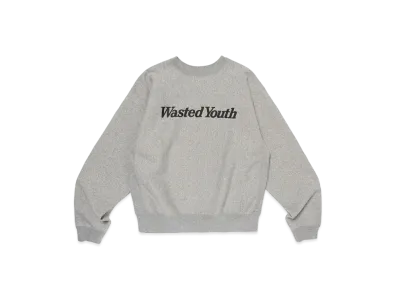 Wasted Youth Heavy Weight Sweatshirt#1 "Gray" / VERDY