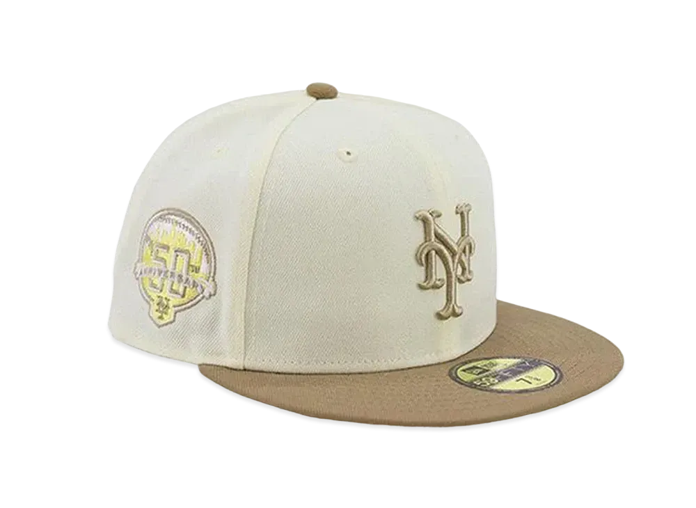 NEW ERA x THE CAP Snow Temple 59FIFTY New York Mets "Chrome White"