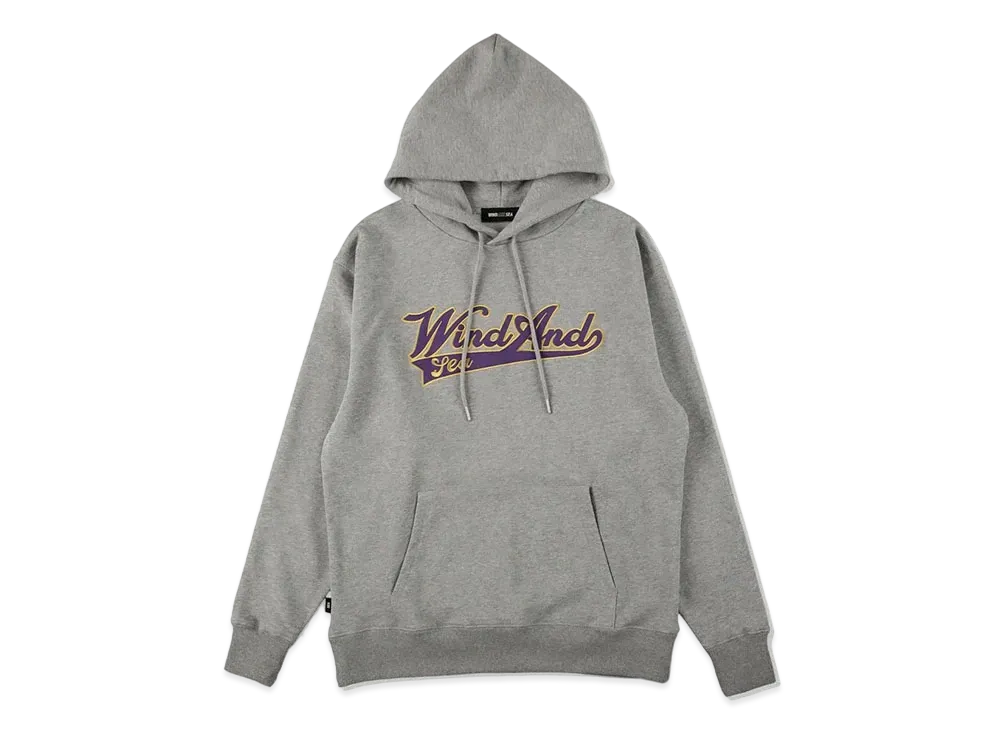 WIND AND SEA Satin Patch Hoodie "Gray"