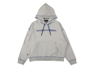 WIND AND SEA Stitch Logo Hoodie "Gray"