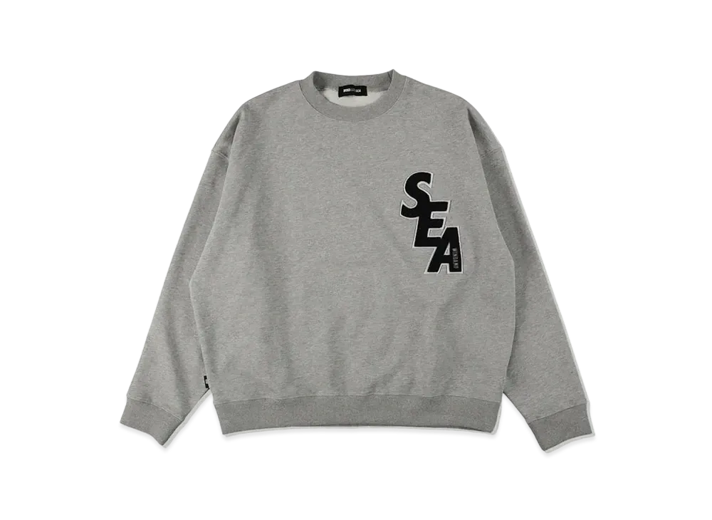 WIND AND SEA Sea Patch Crew Neck Sweat "Gray"