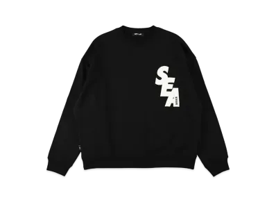 WIND AND SEA Sea Patch Crew Neck Sweat "Black"