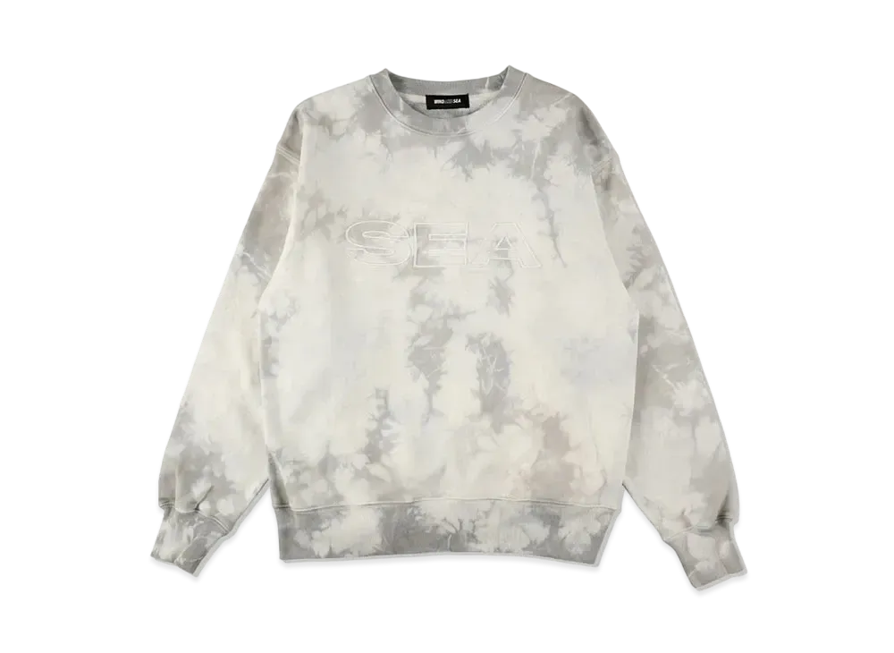 WIND AND SEA Tie Dye Logo Sweat "Gray"