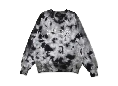 WIND AND SEA Tie Dye Logo Sweat "Black"