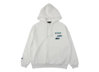 WIND AND SEA Gradation Logo Hoodie "White"