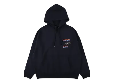 WIND AND SEA Gradation Logo Hoodie "Navy"