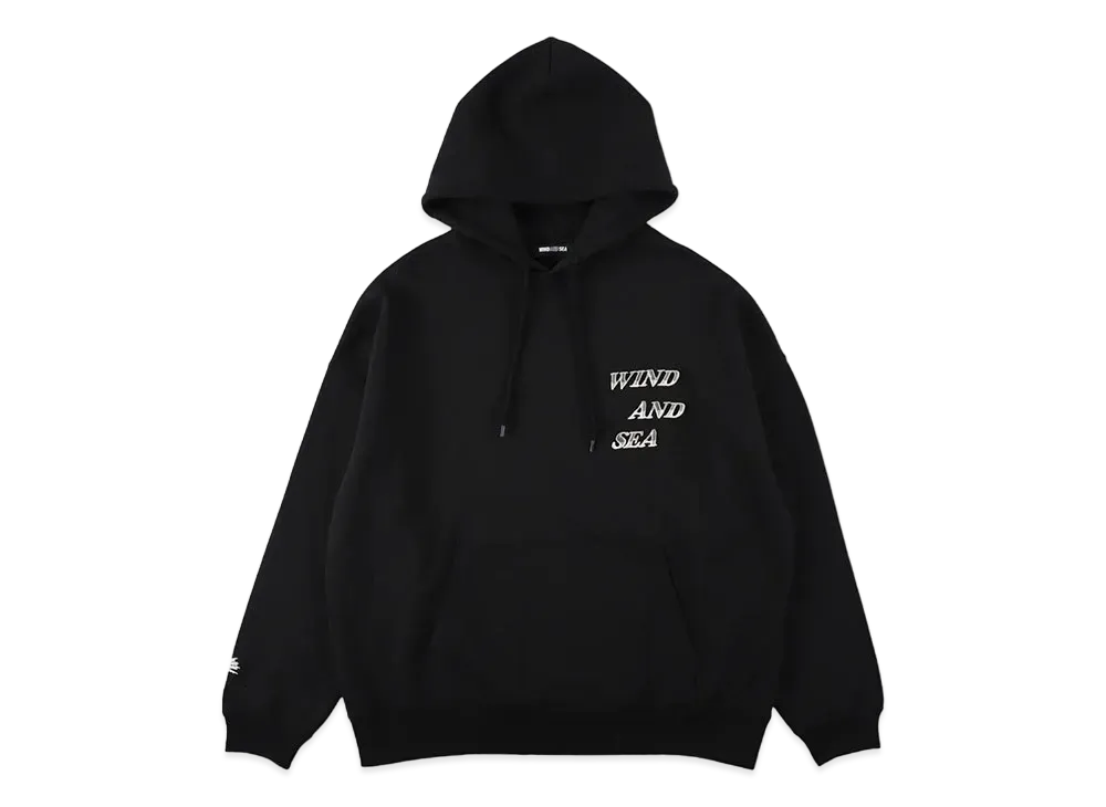 WIND AND SEA Gradation Logo Hoodie "Black"