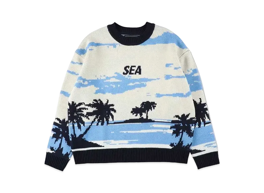 WIND AND SEA Sea Sunset Sweater "Blue"
