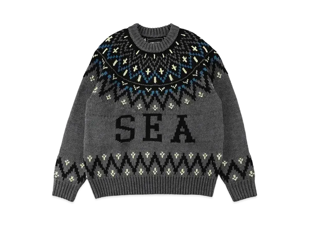 WIND AND SEA Nordic Sweater "Gray"