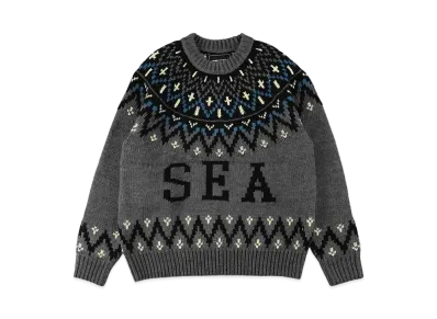 WIND AND SEA Nordic Sweater "Gray"