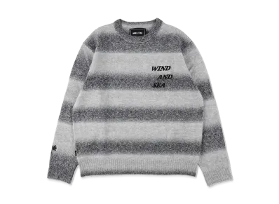 WIND AND SEA Gradation Logo Sweater "Gray"