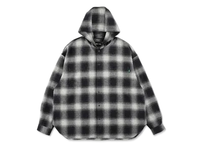 WIND AND SEA Hood Shirt(Check) "White"
