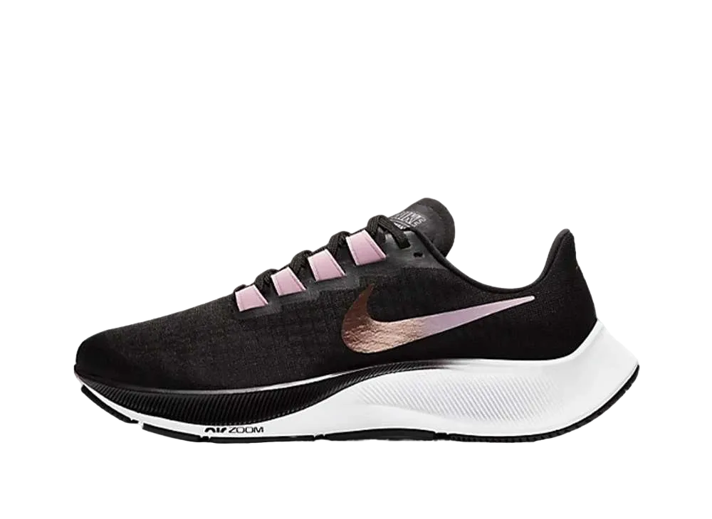 ナイキ ウィメンズ エアズームペガサス37 "ブラック/メタリックレッドブロンズ"