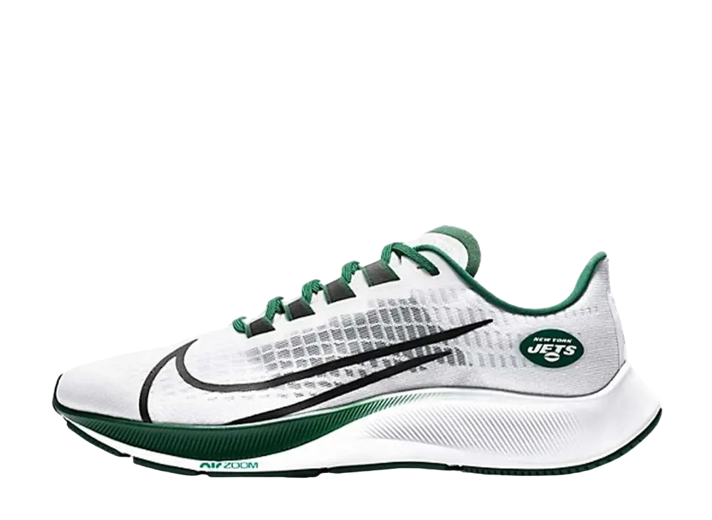 Nike Air Zoom Pegasus 37 New York Jets "White/Black/Pure Platinum"
