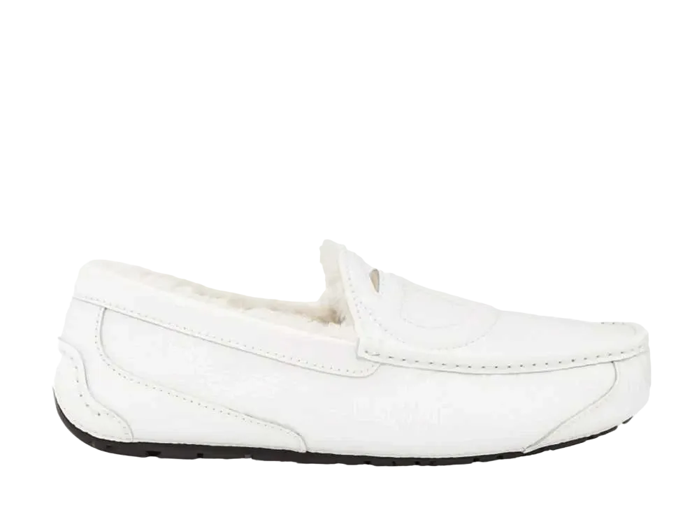 テルファー × アグ ローファー クリンクル "ホワイト"