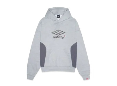 umbro x 9090 Collaboration Logo Hoodie "Heather Gray"