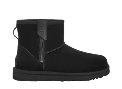 UGG Women's Classic Mini Bailey Zip "Black"