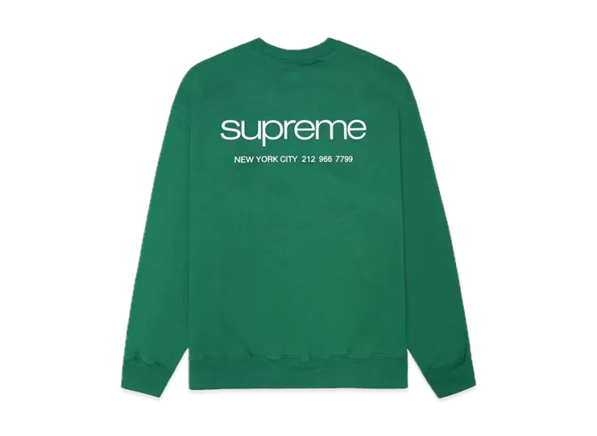 Supreme NYC Crewneck Light Pine M Supreme NYC Crewneck Light Pine M