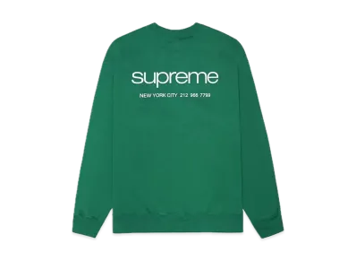 Supreme Nyc Crewneck "Light Pine"