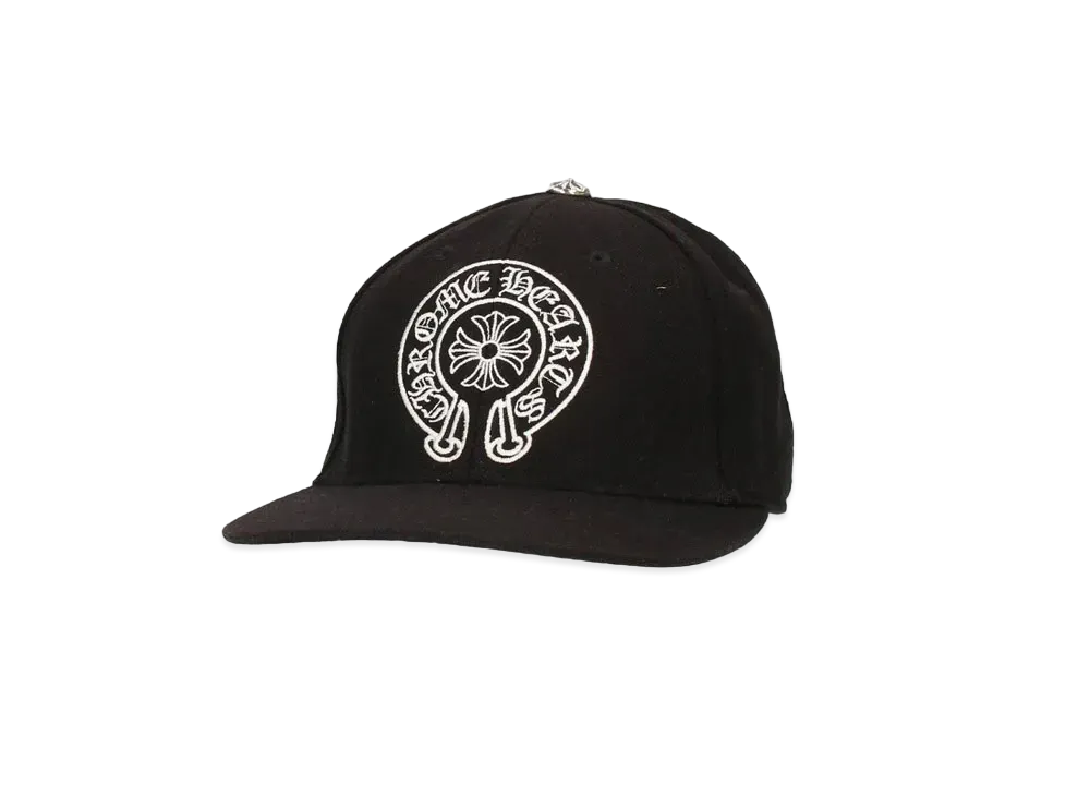 クロムハーツ トラッカーキャップ デニム ホースシューステッチ "ブラック"