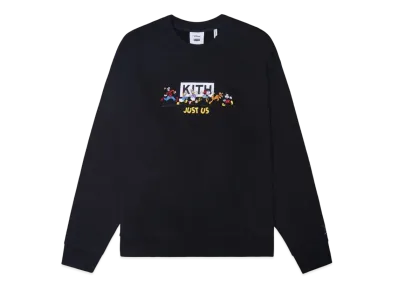 Kith x Disney Mickey & Friends Family Crewneck "Black"