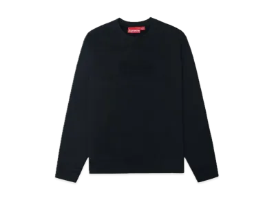 Supreme Cutout Logo Crewneck "Black"
